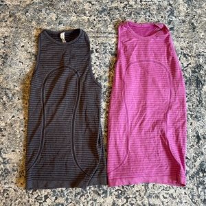 2 lulu lemon tank tops